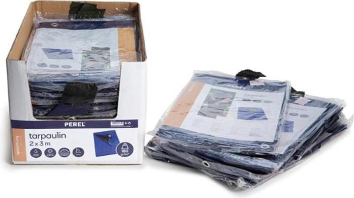 Actual product image Garden Lights Tarpaulin - Blue/Black - Ultra Strong - 2 x 3 m (2 x 3 m)