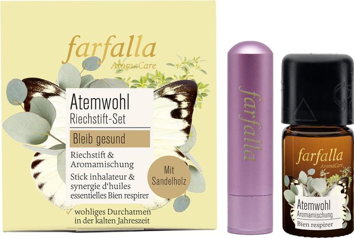 Produktbild Farfalla Riechstift Set Atemwohl