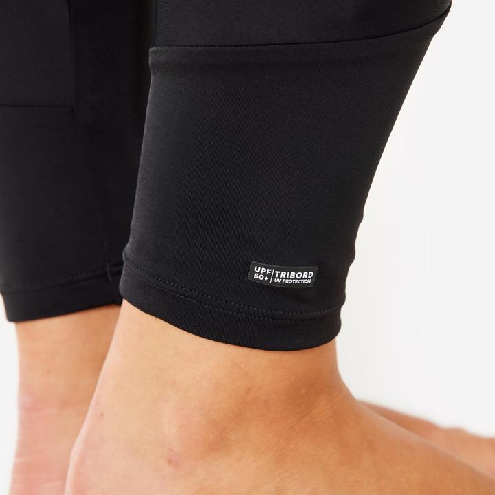 Actual product image Olaian Leggings Surfen Damen UV-Schutz - Size + schwarz (XL)
