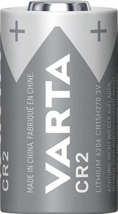 Varta LITHIUM Cylindrical CR2 OEM Fotobatterie CR 2 Lithium 880 mAh 3 V 1 (1 Stk., CR2, 880 mAh)