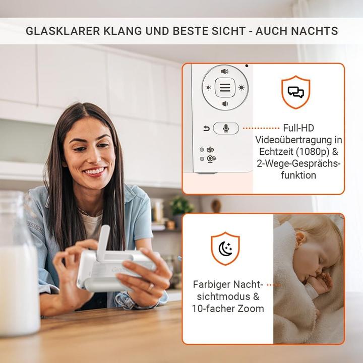 Produktbild Gigaset BABY 700 Connected w (300 m)