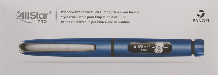 Image du produit All Stars Stylo à insuline Pro Lantus/Apidra/Insuman (Seringue d'insuline)