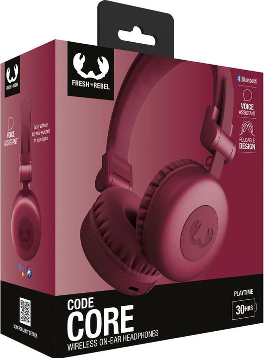 Immagine prodotto Fresh'N Rebel Fresh 'n Rebel Code Core Berry Red (30 h, Senza fili)