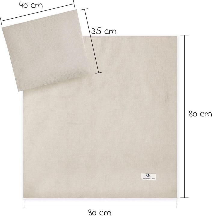 Immagine prodotto Julius Zöllner Biancheria da letto in mussola, sabbia