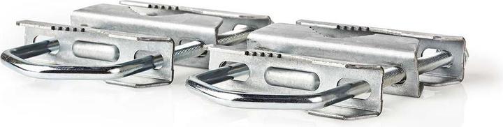 Actual product image Nedis Satellite Mast Clamp | Diameter: 40 - 60 mm | Steel | Silver (Mirrors + antennas Mounting)