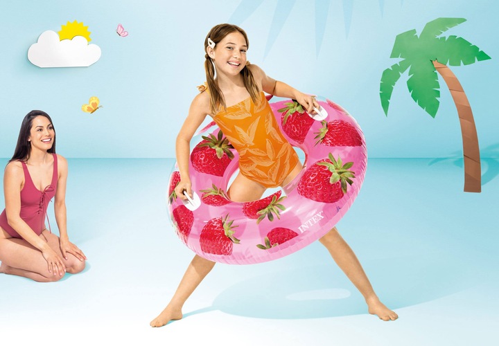 Actual product image Intex Tropical Fruit Tubes