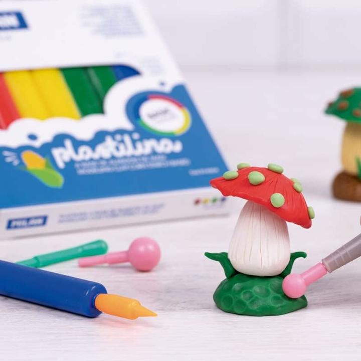 Actual product image Plasticine Basic 4 colours MAILAND