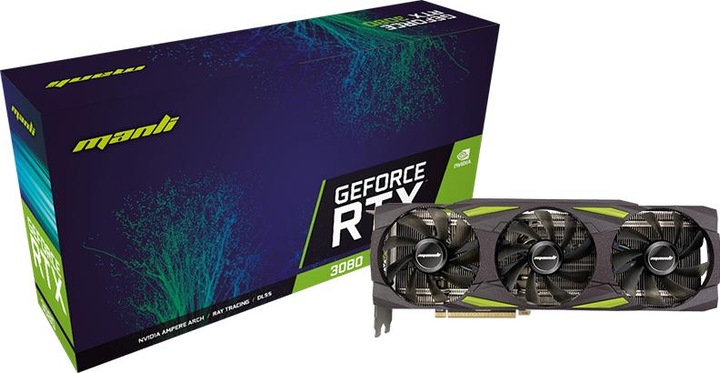 Produktbild Manli GeForce RTX 3080 LHR - 12GB (12 GB)