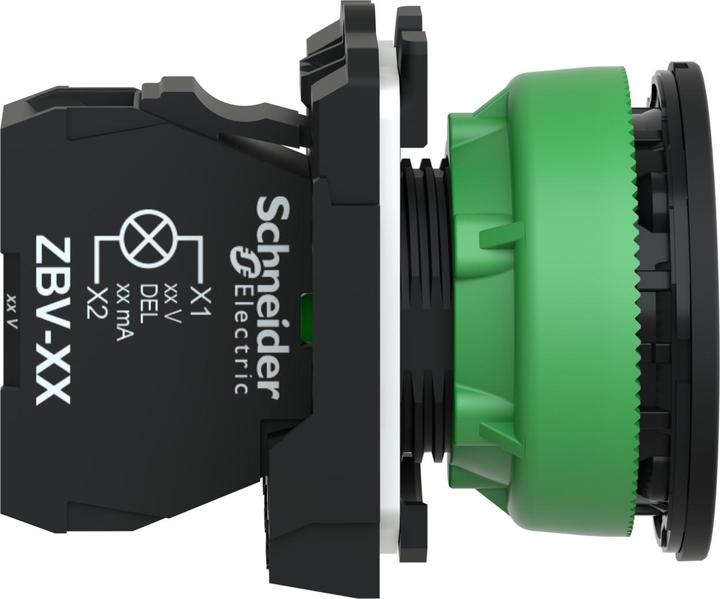 Actual product image Schneider Electric Indicator lights, compl., flush, plastic, XB5FVM1