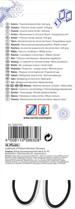 Actual product image Herlitz my.pen lefth Straight cut (17 cm)