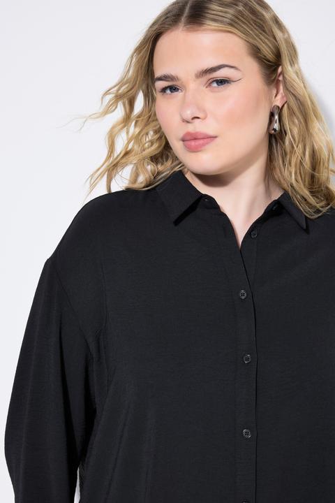 Produktbild Studio Untold Hemdbluse, oversized, Krepp, Rüsche am Saum (46, 48)