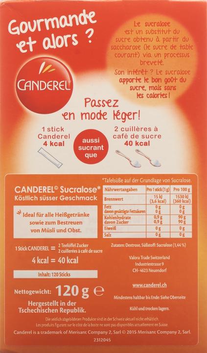 Actual product image Canderel 100% Sucralose (120 g)