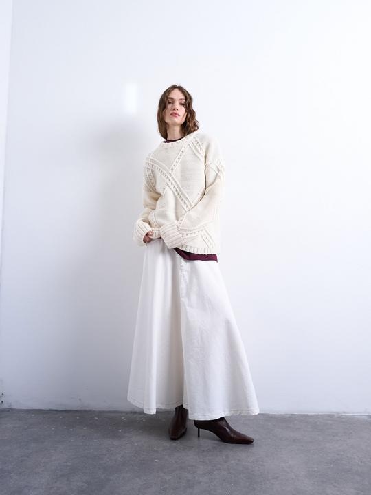 Actual product image Spokey Normal geschnitten Rundhalsausschnitt Pullover Strickpullover (L)