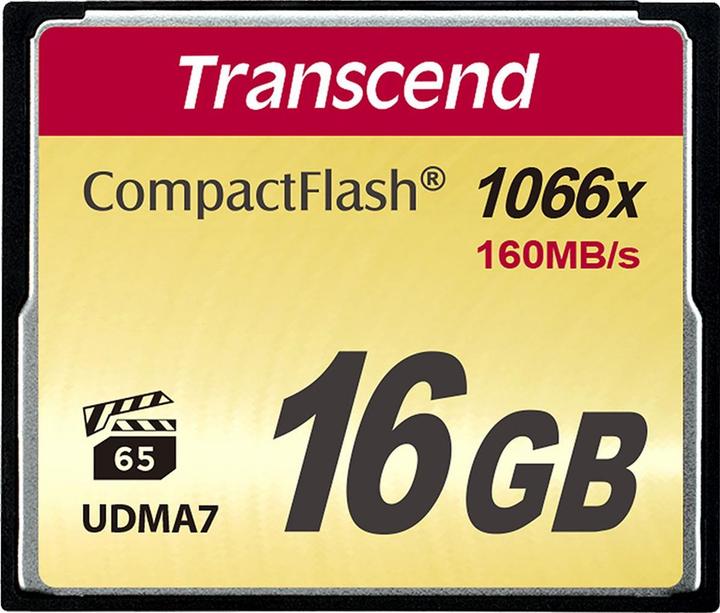 Actual product image Transcend Ts16gcf1000 (16 GB, CF)
