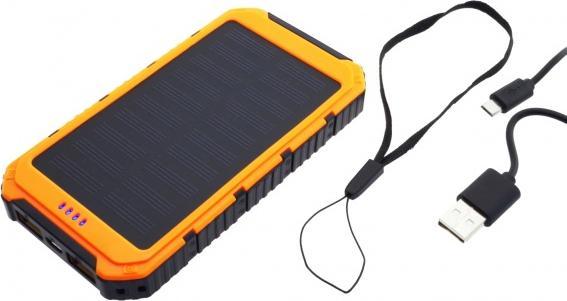 Actual product image Powerneed S6000Y power bank Lithium Polymer LiPo 6000 mAh Black Orange (6000 mAh, 0.80 W, 22.20 Wh)