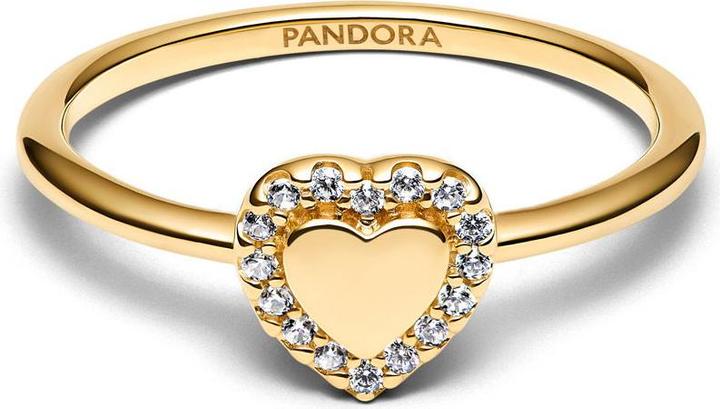 Produktbild Pandora Gravierbarer Herz Strahlenkranz Ring (60)