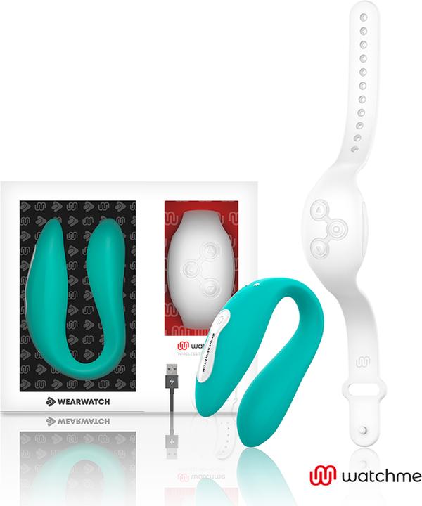 Image du produit Wearwatch Vibromasseur pour couple "Dual Pleasures" avec fonction Bluetooth