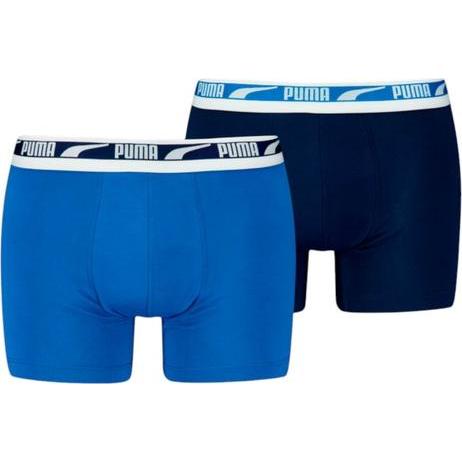 Puma, Uomini, Intimo, Herren-Boxershorts „Everyday Multi Logo“ im 2er-Pack, (L, Confezione da 2)