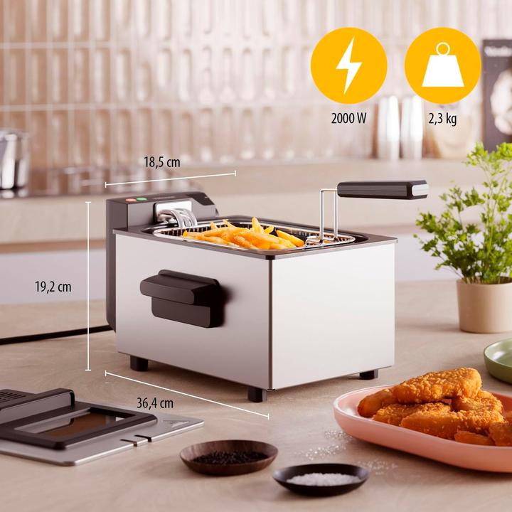 Actual product image Tristar Fritteuse mit Sichtfenster und Cool Zone Technologie