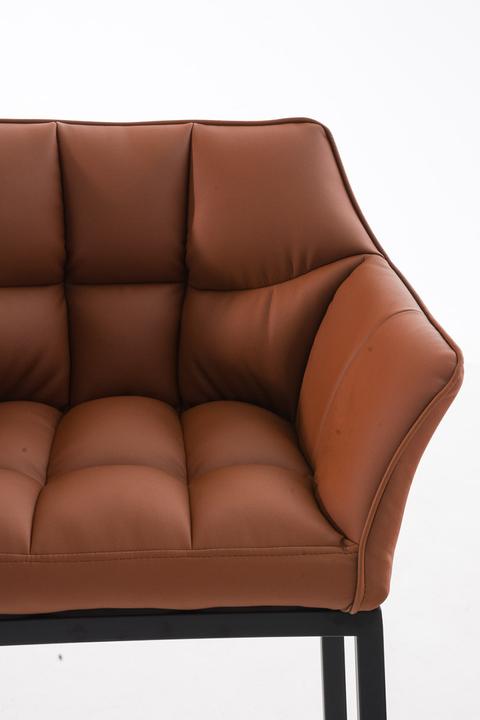 Actual product image CLP Barstool Damaso B with 4-leg frame, light brown