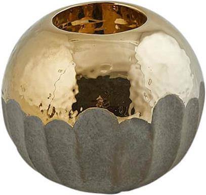 Edg Porta tealight Pietra-Oro D 95