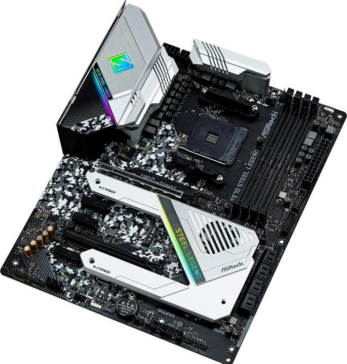 Image du produit AsRock Légende de l'acier X570 (AM4, AMD X570, ATX)