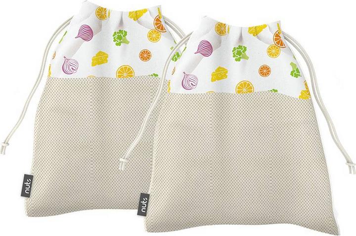 Produktbild Nuts 2er Set Früchte- und Gemüsenetz Obst u. Gemüse, S