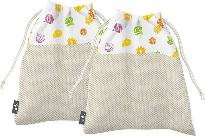 Actual product image Nuts Set of 2 Fruit and Vegetable Net Fruit & Vegetables, S