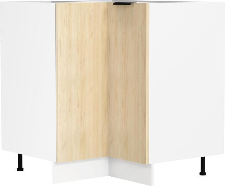 Produktbild VCM Eck Küchenschrank Unterschrank Fasola (76 x 76 x 82 cm)