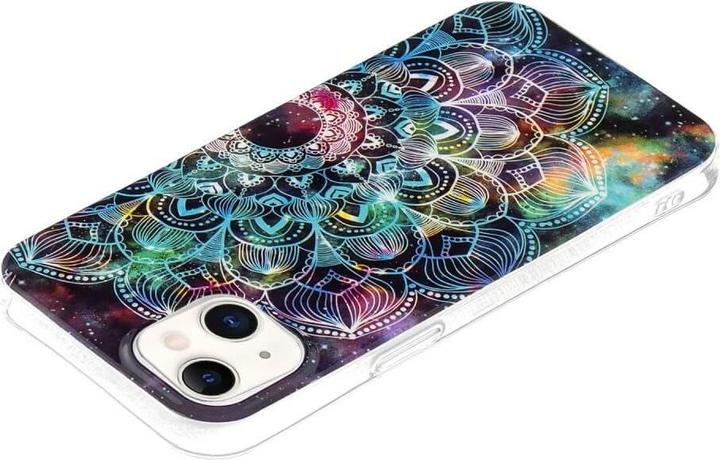 Actual product image Cover-Discount iPhone 15 - Glow-in-the-Dark Silicone Case Mandala (Apple iPhone 15)