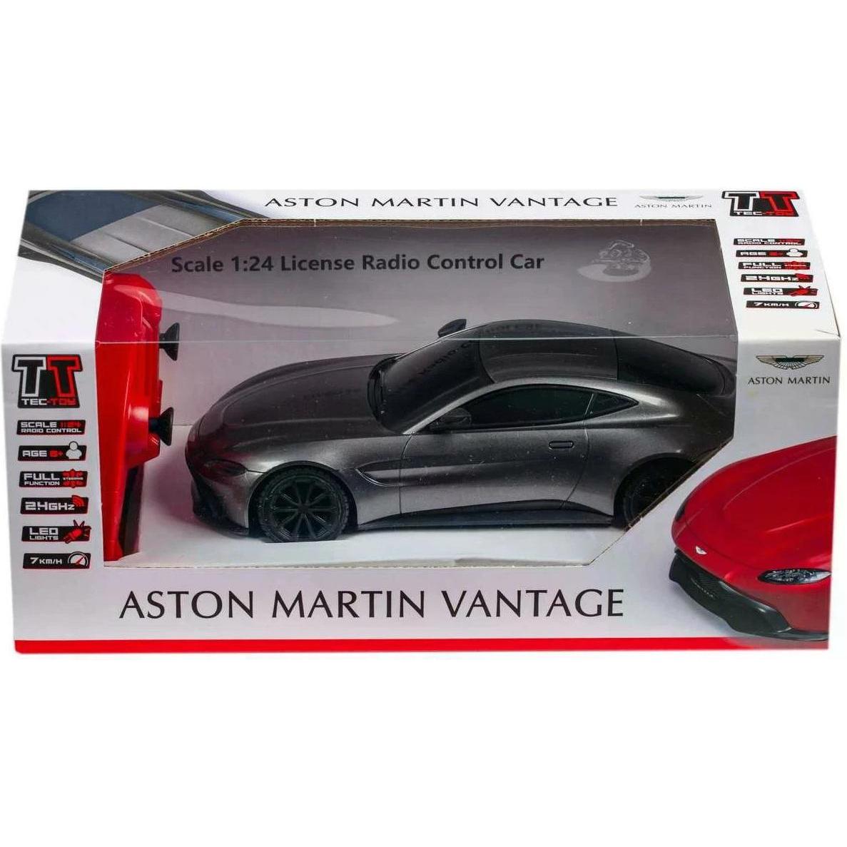 Thumbnail - Tec-Toy Auto Aston Martin Vantage mit Licht, Dunkelgrau, 1:24