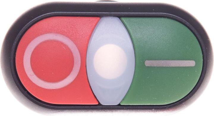 Produktbild Eaton 216701 Doppeldrucktaste, Leuchtmelder, grün I/weiss/rot 0