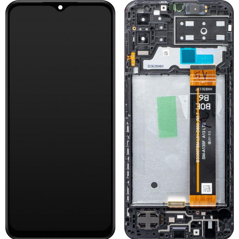 Samsung Display Unit für Galaxy M13 M135, Schwarz (Display), Mobilgerät Ersatzteile