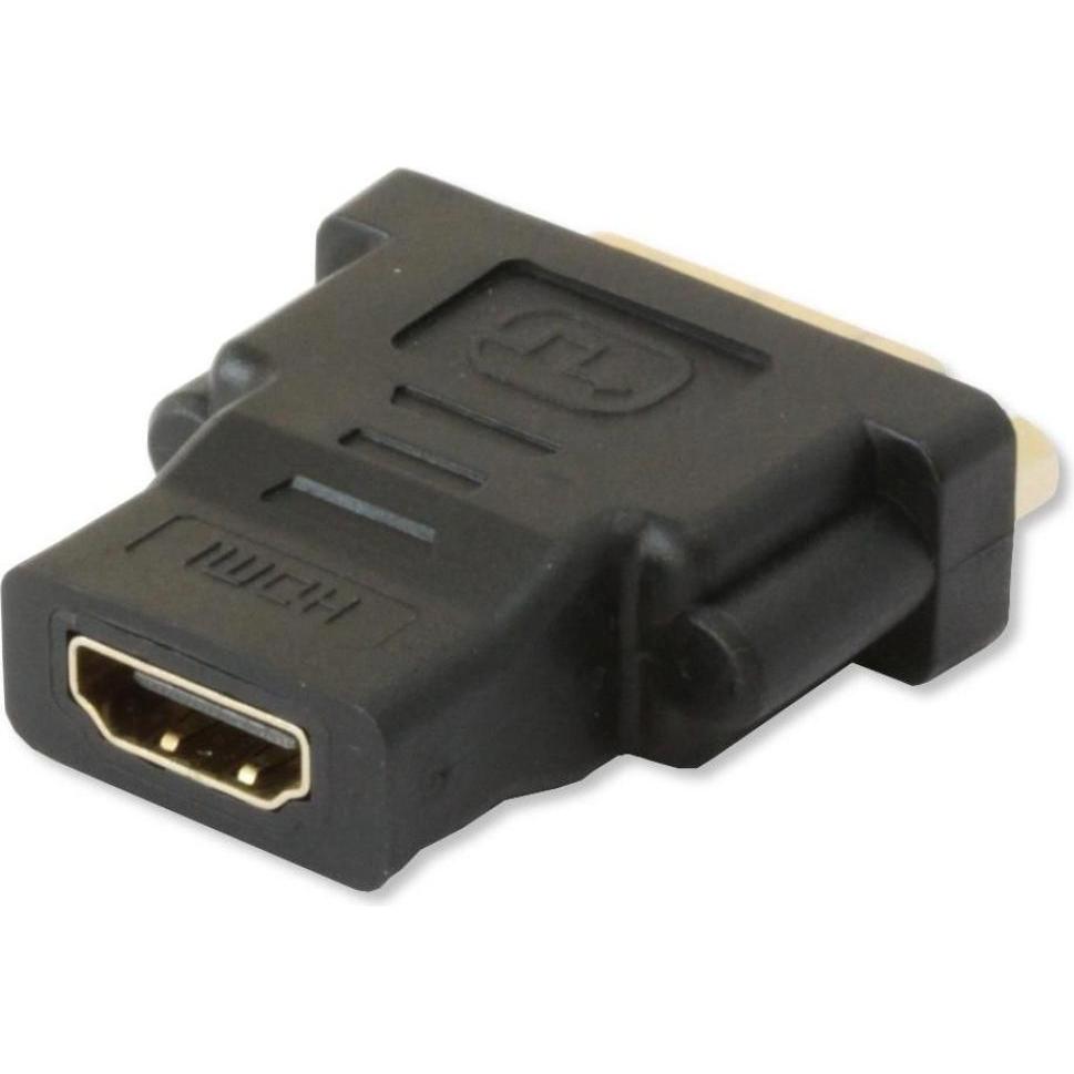 Thumbnail - Techly HDMI Buchse auf DVI-D 24+1 dual link Buchse (DVI, 4.02 cm), Data + Video Adapter, Schwarz