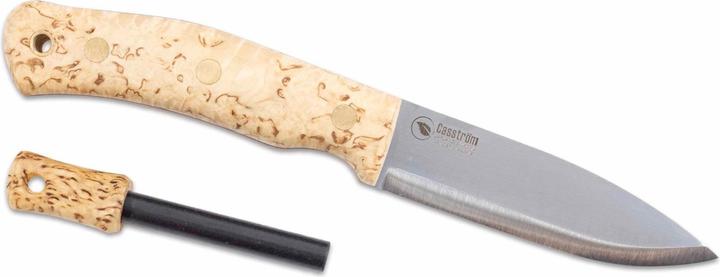 Image du produit Casström No. 10 Swedish Forest Knife Birch avec pierre à feu inoxydable (10 cm)