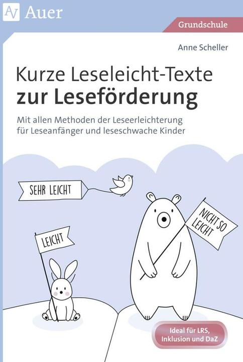 Produktbild Kurze Leseleicht-Texte zur Leseförderung (Deutsch, Anne Scheller, 2020)