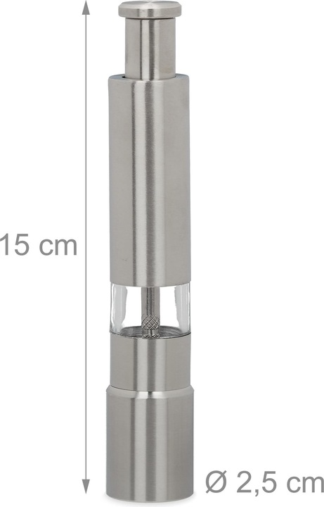 Actual product image Relaxdays Salt and pepper mill (Salt, Pepper, Chili)