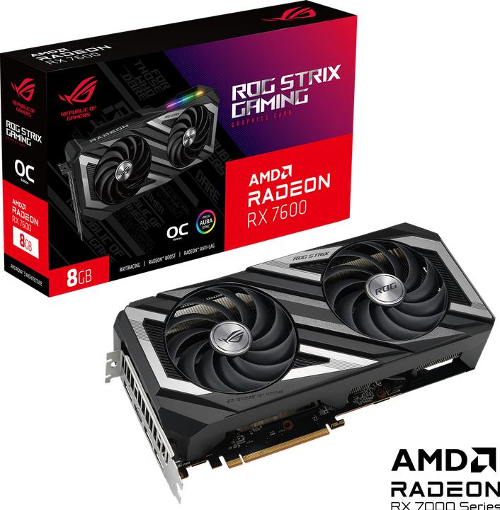 Produktbild ASUS ROG Strix Radeon RX 7600 OC (8 GB)