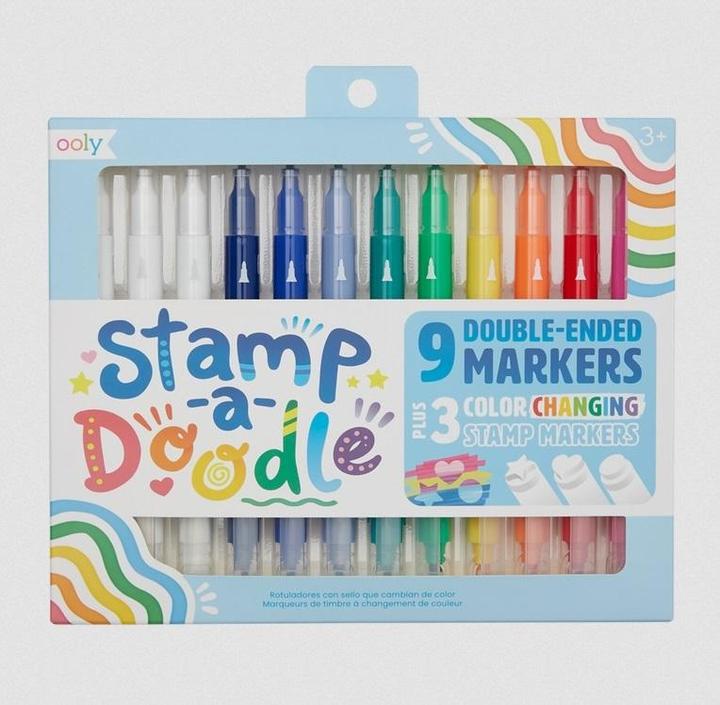 Image du produit Ooly Marker mit transp. Stempel Stempeln Sie ein Gekritzel