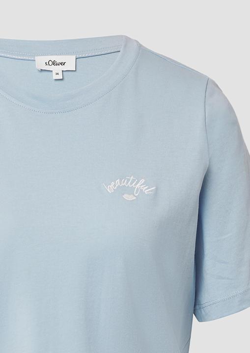 Produktbild S.Oliver T-Shirt Jerseyshirt aus Baumwolle mit Stickerei (38)