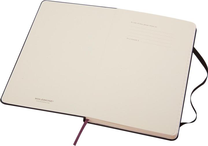 Actual product image Moleskine Notebook Classic Large (A5, Lined, Hardcover)