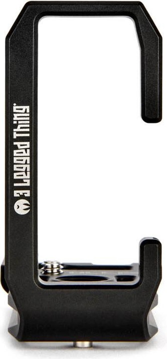 Actual product image 3 Legged Thing OLLIEQD B 90mm Arca L Bracket Dark/Matte Blk for OM System OM 1 / OM 1 Mk II