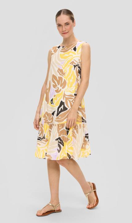 Actual product image S.Oliver Kleid Knieumspielendes Chiffon-Kleid mit Volants (34)