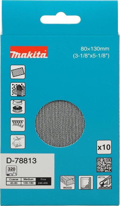Productafbeelding Makita Netzschleifmittel 80x130 mm A320 - D (320)
