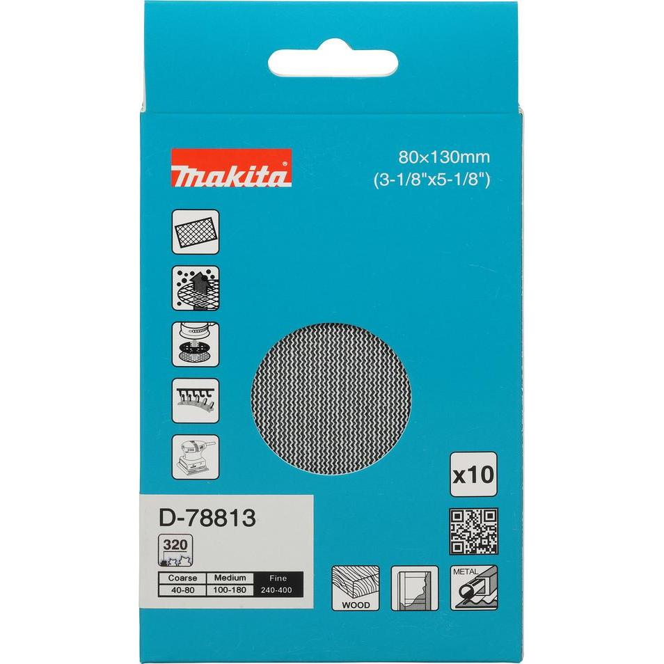 Thumbnail - Makita, Schleifmittel, Netzschleifmittel 80x130 mm A320 - D (320)
