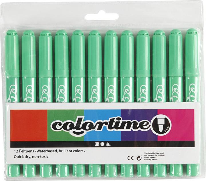 Produktbild Creativ Company Lichtgroene Jumbo Stiften, 12st. (Hellgrün, 5 mm, 12 x)