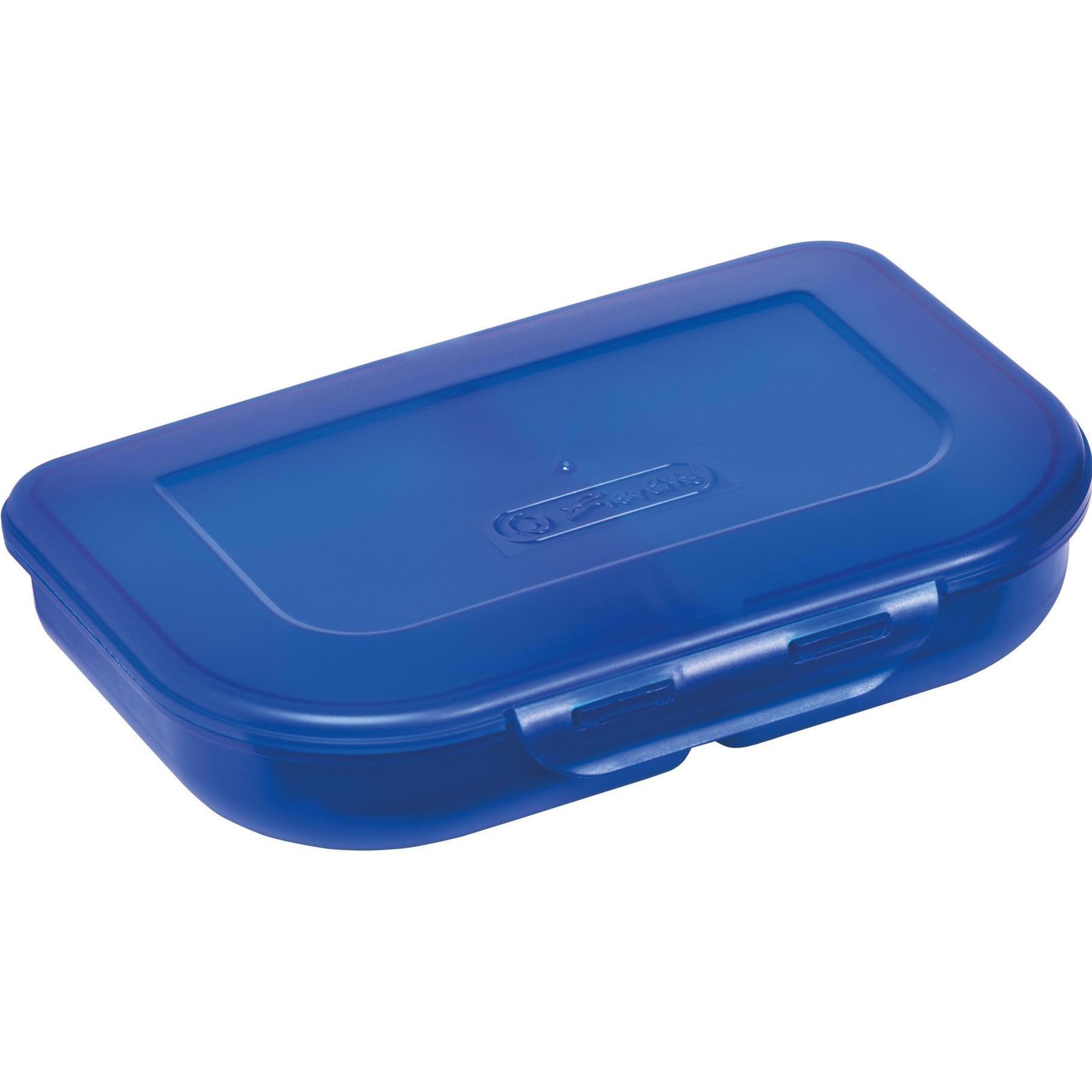 Herlitz Lunchbox 23 x 15.5 x 4 Blau uni, Lunchbox, Blau