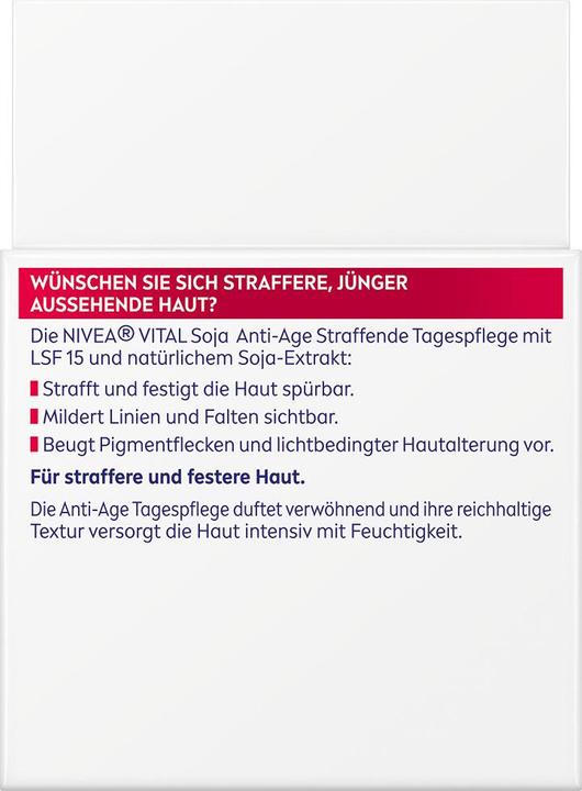 Actual product image NIVEA Vital Soja (50 ml, 24h cream, SPF 15)