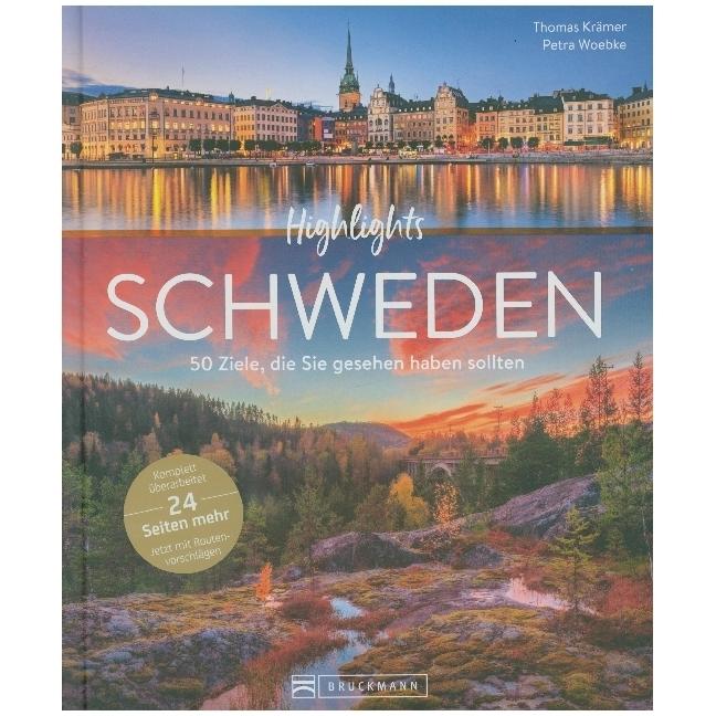 Thumbnail - Highlights Schweden, Ratgeber von Petra Woebke, Thomas Krämer