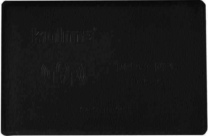 Kolma Sperrkarte RFID Blocker Schwarz, Detailfarbe: Schwarz